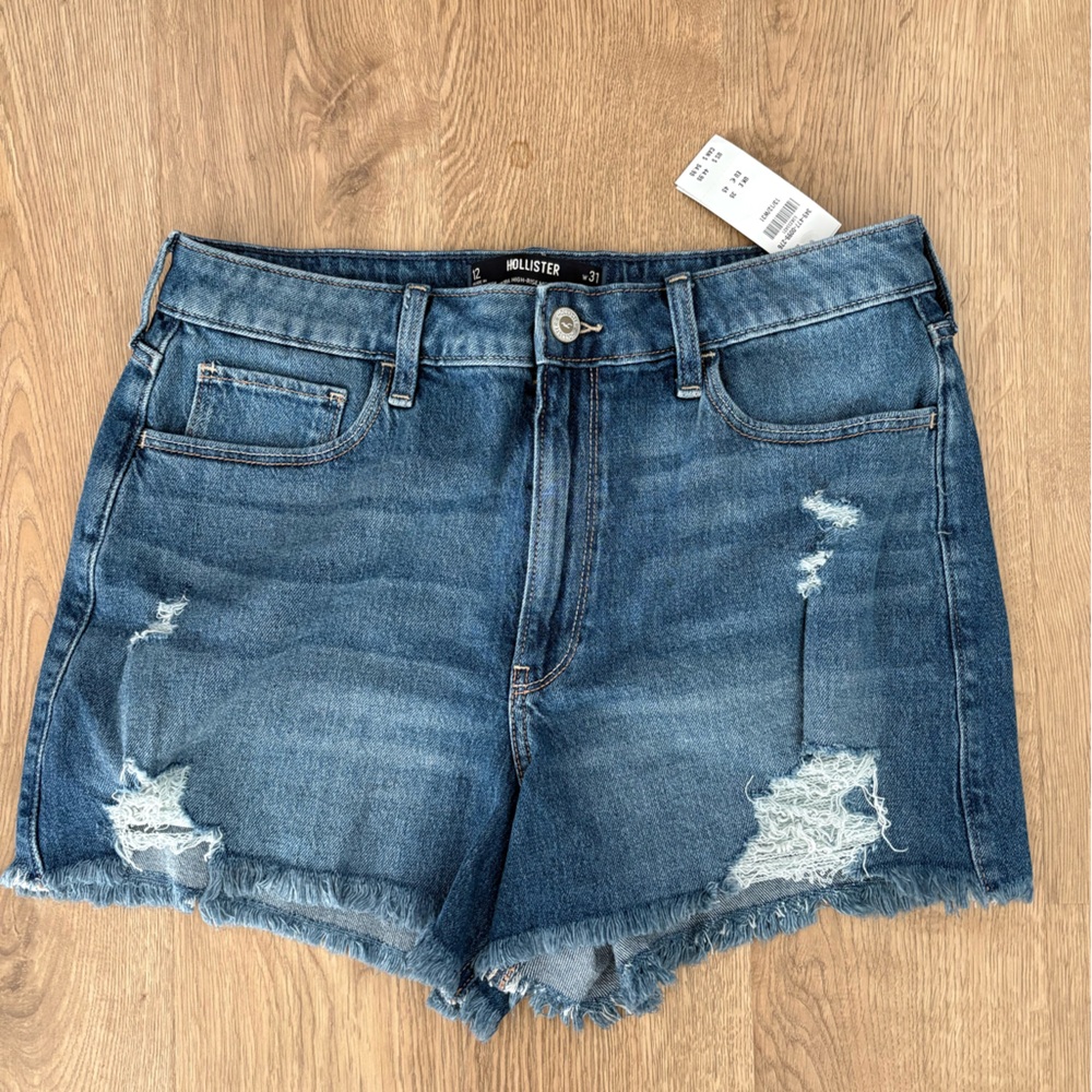 Ultra high rise mom shorts